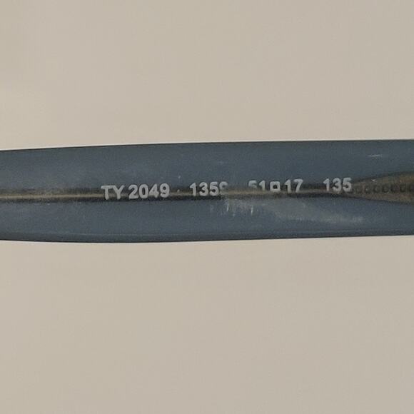 Tory Burch TY2049 1359 Eyeglasses Tortoise Blue Full Rim Frames 51-17-135 - Picture 9 of 13